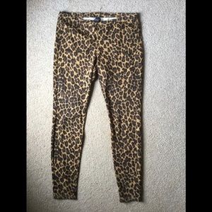 HUE Leopard Print Leggings Lk New size L